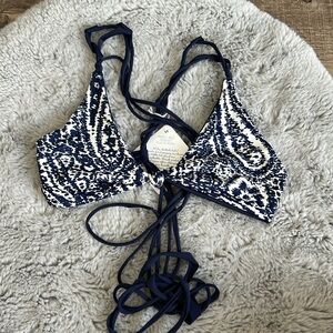 NWT Maheli Heli Mara Reversible Strappy Bikini Top M